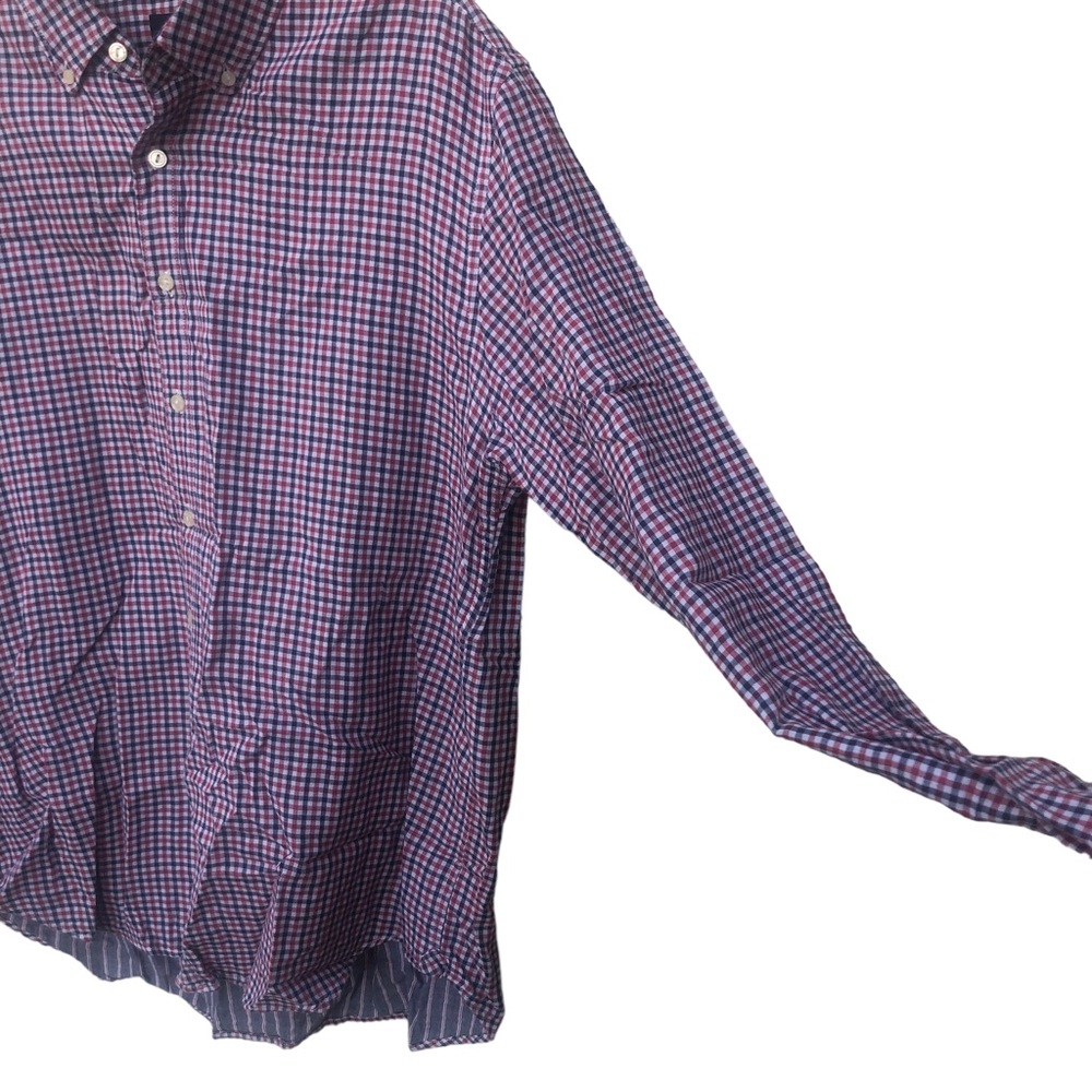 Gap Red and Blue Plaid Oxford Size XL - Picture 3 of 14